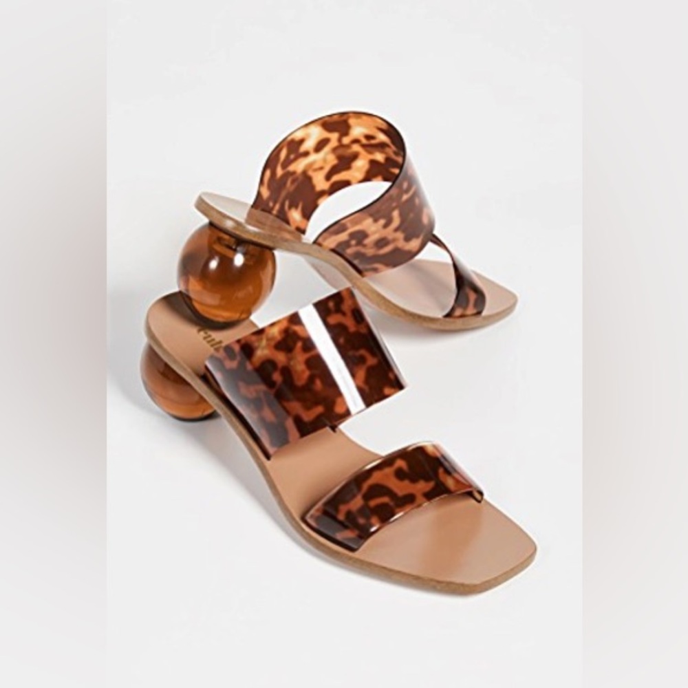 Cult Gaia Jila Sandal - Tortoise